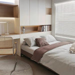 Modern Wooden Slat Bed Frame - Minimalist Design for Cozy Bedrooms hlyj-3140