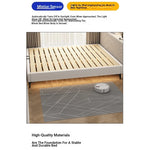 Modern Wooden Slat Bed Frame - Minimalist Design for Cozy Bedrooms hlyj-3140