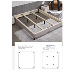 Modern Wooden Slat Bed Frame - Minimalist Design for Cozy Bedrooms hlyj-3140