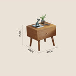 Natural Wooden Bed Frame - Rubber Wood & Pine Finish for a Timeless Look hmak-244