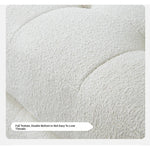 Luxury Convertible Lounge Chair with Soft Chenille Techno Fabric - Perfect for Relaxation and Sleep hmr-4767