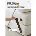 Luxury Convertible Lounge Chair with Soft Chenille Techno Fabric - Perfect for Relaxation and Sleep hmr-4767