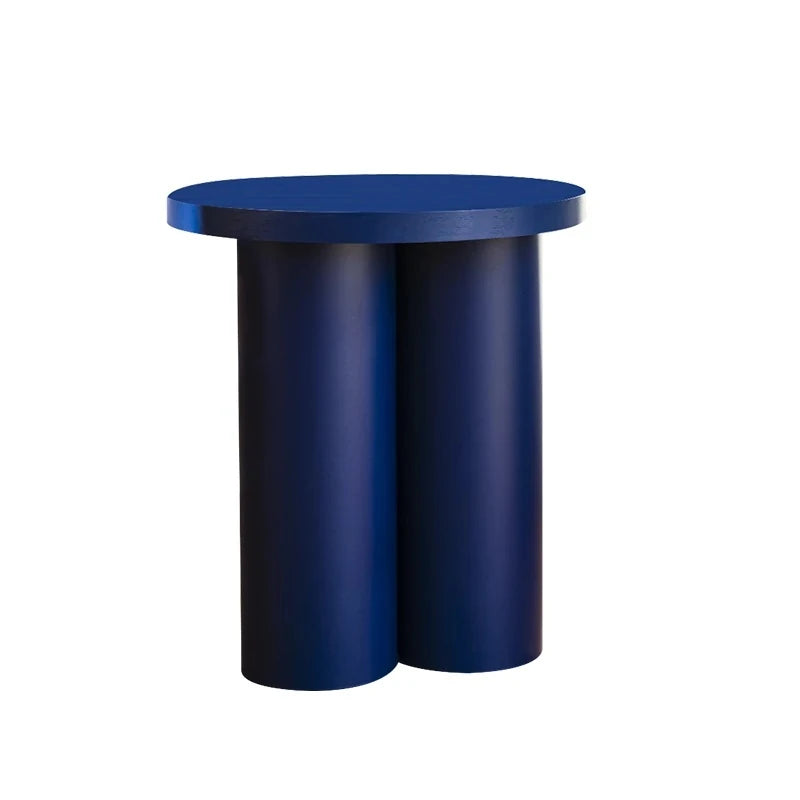 Modern Pine Coffee Table – Stylish Round Accent Table for Living Room & Bedroom hmr-4772
