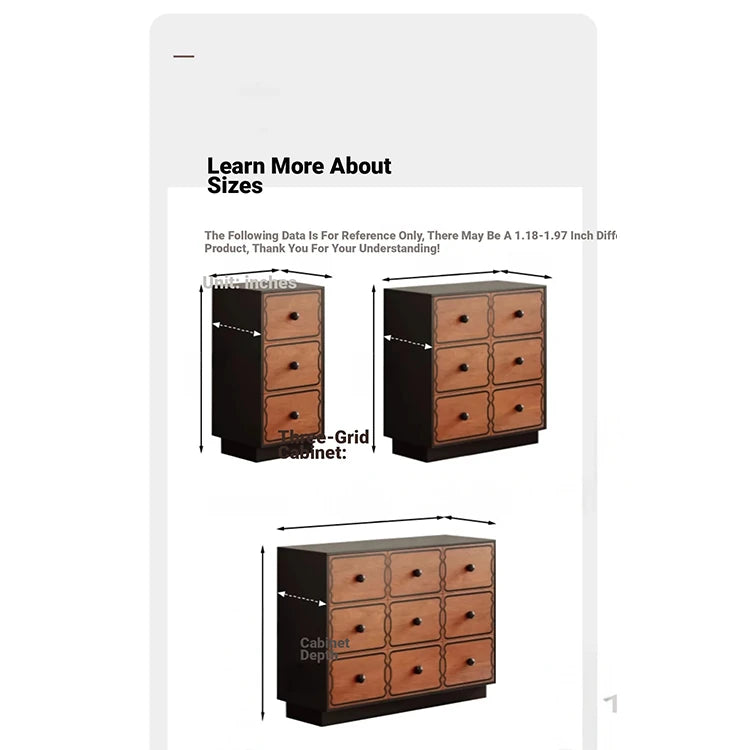 Elegant Ash Wood Cabinet with 8 Stylish Drawers for Modern Home Decor hmr-4773