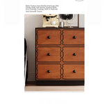 Elegant Ash Wood Cabinet with 8 Stylish Drawers for Modern Home Decor hmr-4773