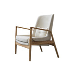 Stylish Ash Wood Armchair with Cotton-Linen Upholstery – Perfect for Modern Living Spaces hmr-4775