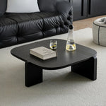 Stylish Ash Wood Coffee Table with Modern Design for Living Room Decor hmr-4778