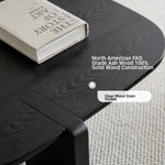 Stylish Ash Wood Coffee Table with Modern Design for Living Room Decor hmr-4778