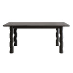 Stylish Ash Wood Dining Table with Unique Design – Perfect for Modern Interiors hmr-4781
