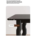 Stylish Ash Wood Dining Table with Unique Design – Perfect for Modern Interiors hmr-4781