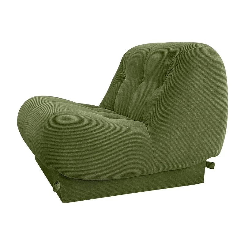 Luxury Corduroy Pine Lounge Chair Set – Stylish Comfort for Your Living Space hmr-4784