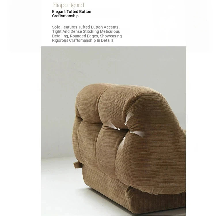 Luxury Corduroy Pine Lounge Chair Set – Stylish Comfort for Your Living Space hmr-4784