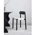 Stylish Ash Wood Dining Table - Modern Design for Elegant Home Interiors hmr-4789