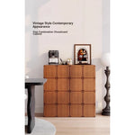 Stylish Ash Wood Bedside Cupboard - Modern Storage Solution for Your Home hmr-4803