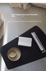 Sleek Oak Storage Rack with Stylish Book Holder - Modern Furniture for Home or Office hmr-4809