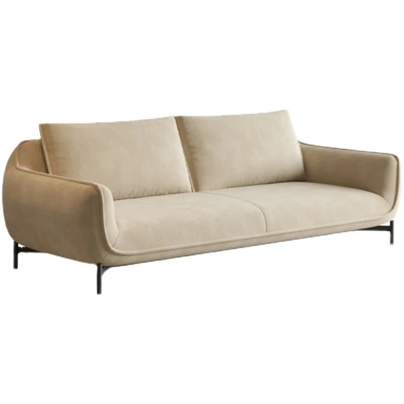 Stylish Techno Fabric Sofa with Pine Stainless Frame - Modern Comfort for Your Living Space hmr-4810