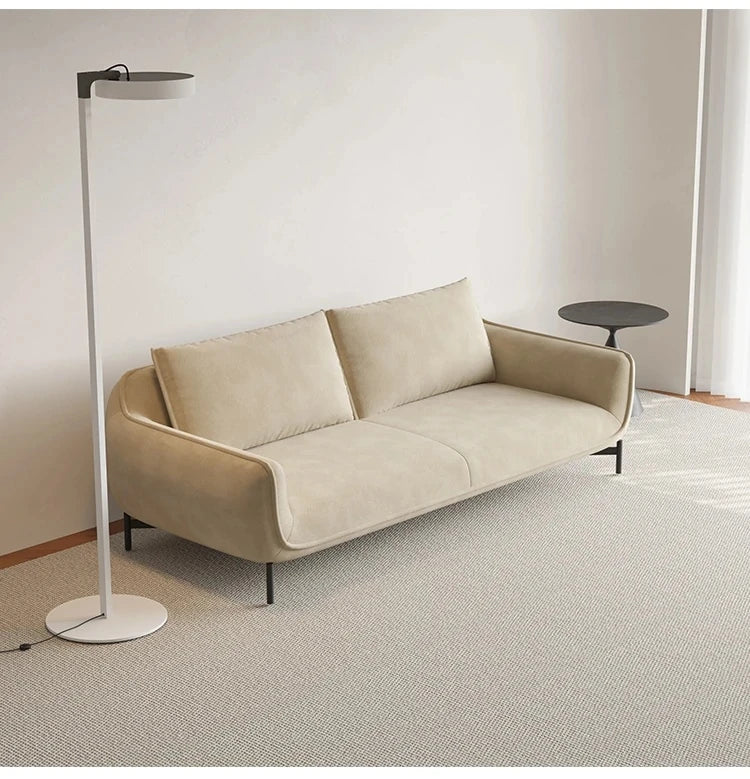 Stylish Techno Fabric Sofa with Pine Stainless Frame - Modern Comfort for Your Living Space hmr-4810