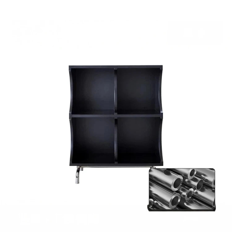 Modern Ash Wood & Stainless Steel Storage Rack - Stylish Organizing Solution for Home & Office hmr-4811