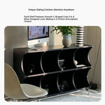 Modern Ash Wood & Stainless Steel Storage Rack - Stylish Organizing Solution for Home & Office hmr-4811