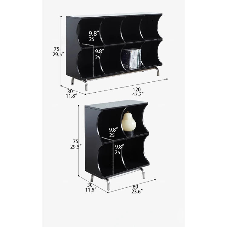 Modern Ash Wood & Stainless Steel Storage Rack - Stylish Organizing Solution for Home & Office hmr-4811
