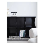 Modern Ash Wood & Stainless Steel Storage Rack - Stylish Organizing Solution for Home & Office hmr-4811