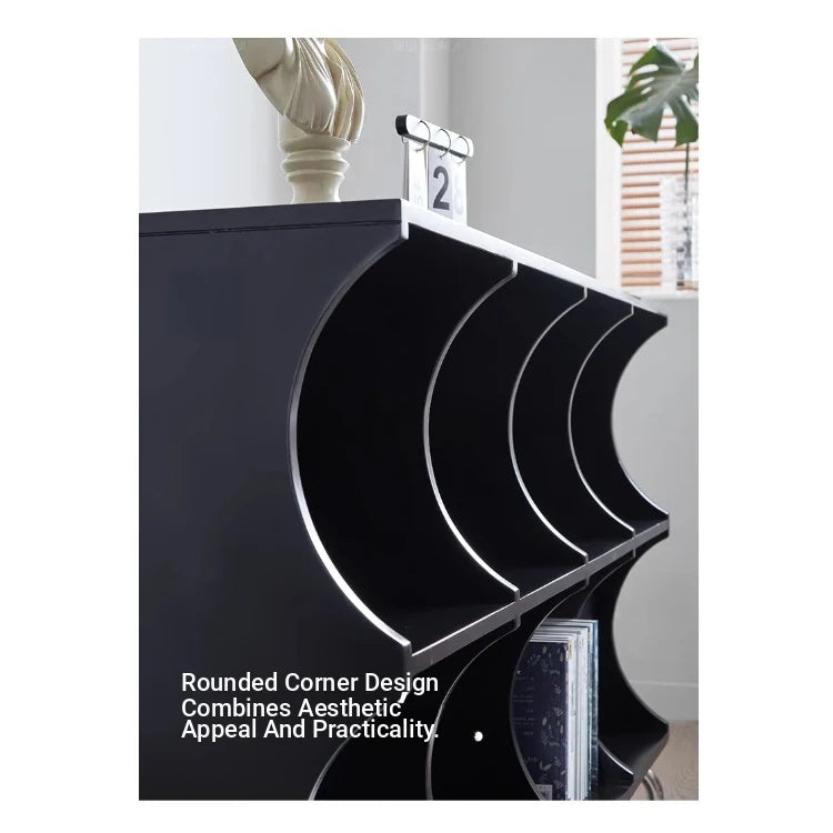 Modern Ash Wood & Stainless Steel Storage Rack - Stylish Organizing Solution for Home & Office hmr-4811