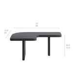 Sleek Ash Wood Coffee Table – Modern Design for Your Living Room hms-4050