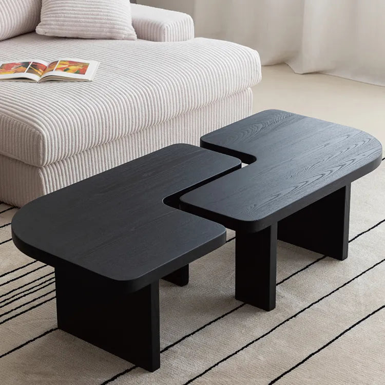 Sleek Ash Wood Coffee Table – Modern Design for Your Living Room hms-4050