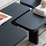 Sleek Ash Wood Coffee Table – Modern Design for Your Living Room hms-4050