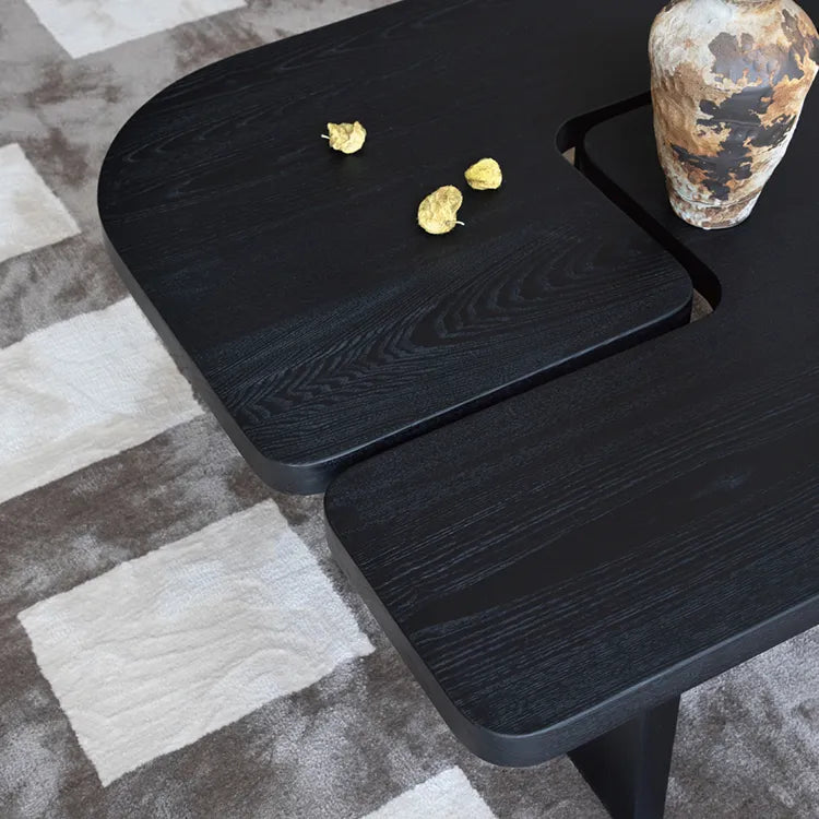 Sleek Ash Wood Coffee Table – Modern Design for Your Living Room hms-4050