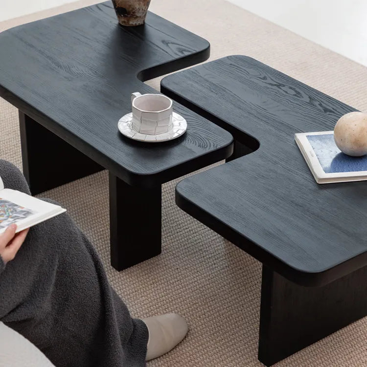 Sleek Ash Wood Coffee Table – Modern Design for Your Living Room hms-4050