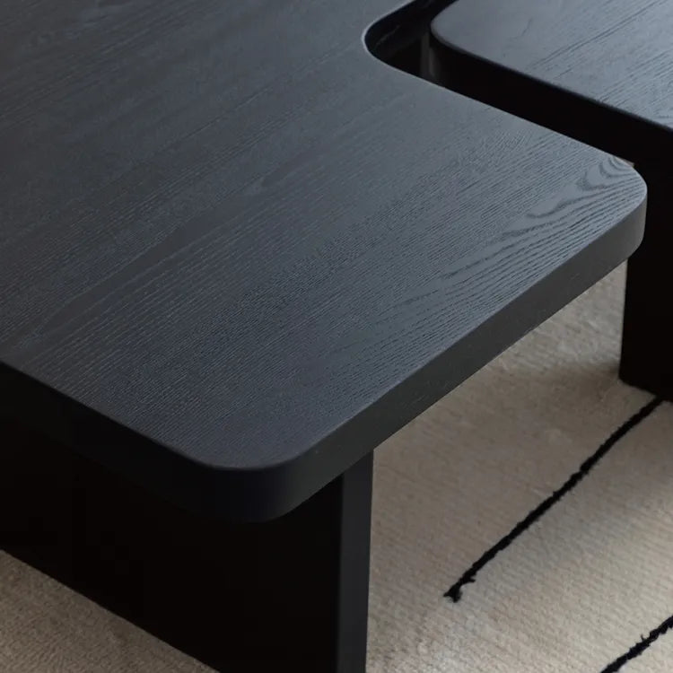 Sleek Ash Wood Coffee Table – Modern Design for Your Living Room hms-4050