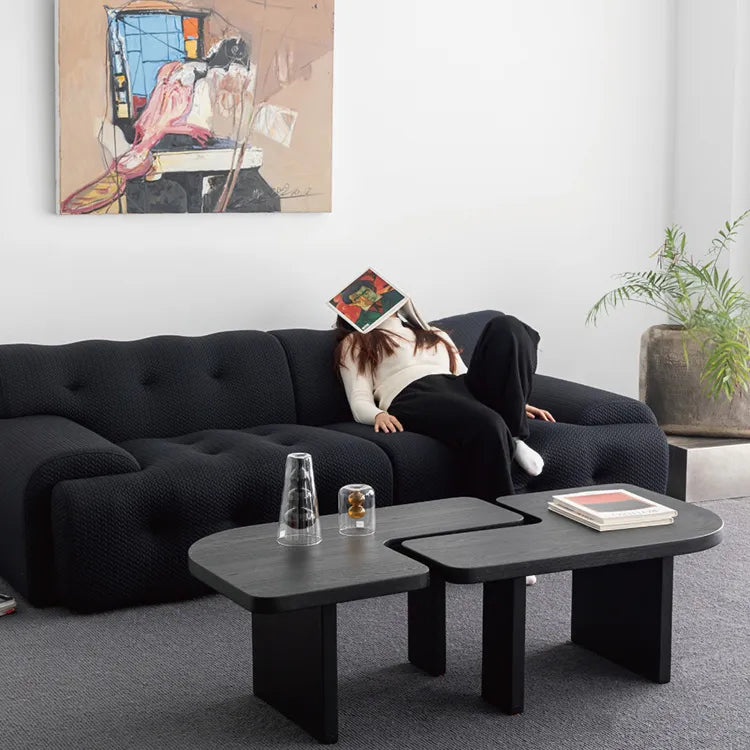 Sleek Ash Wood Coffee Table – Modern Design for Your Living Room hms-4050