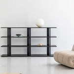 Sleek Ash Wood Storage Rack - Multi-layer Board Shelving for Modern Spaces hms-4066