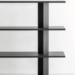 Sleek Ash Wood Storage Rack - Multi-layer Board Shelving for Modern Spaces hms-4066