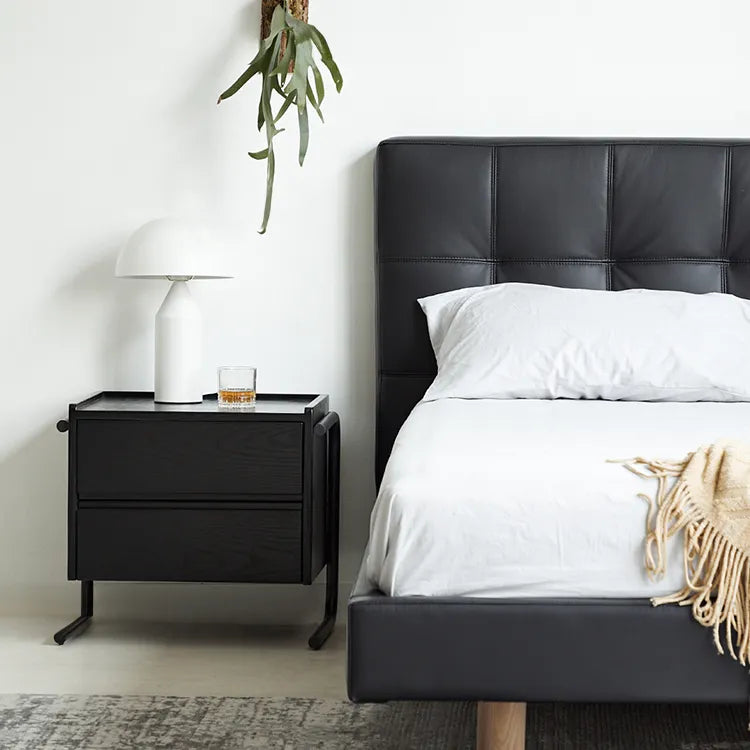 Stylish Multi-Layer Bedside Cupboard - Modern Nightstand for Chic Bedrooms hms-4069