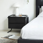 Stylish Multi-Layer Bedside Cupboard - Modern Nightstand for Chic Bedrooms hms-4069