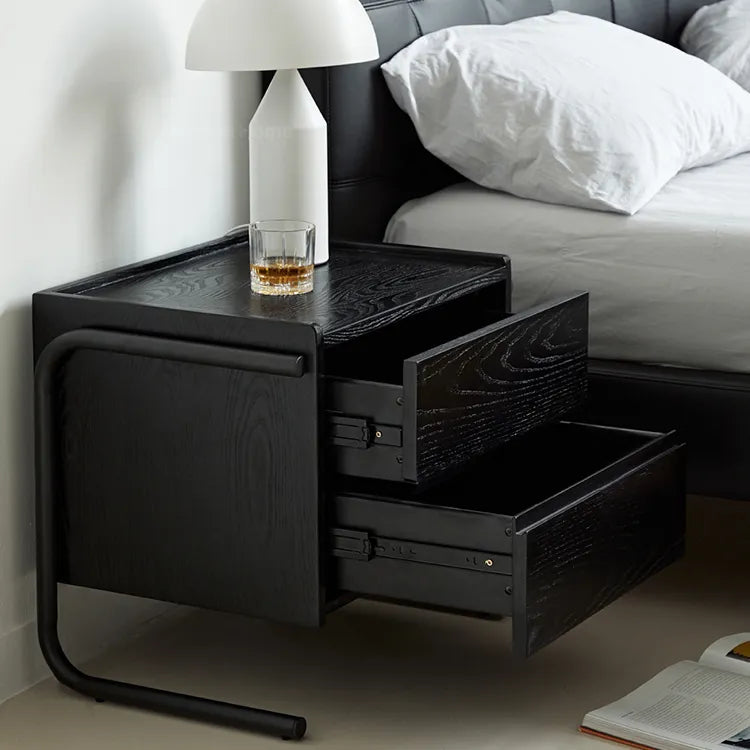 Stylish Multi-Layer Bedside Cupboard - Modern Nightstand for Chic Bedrooms hms-4069
