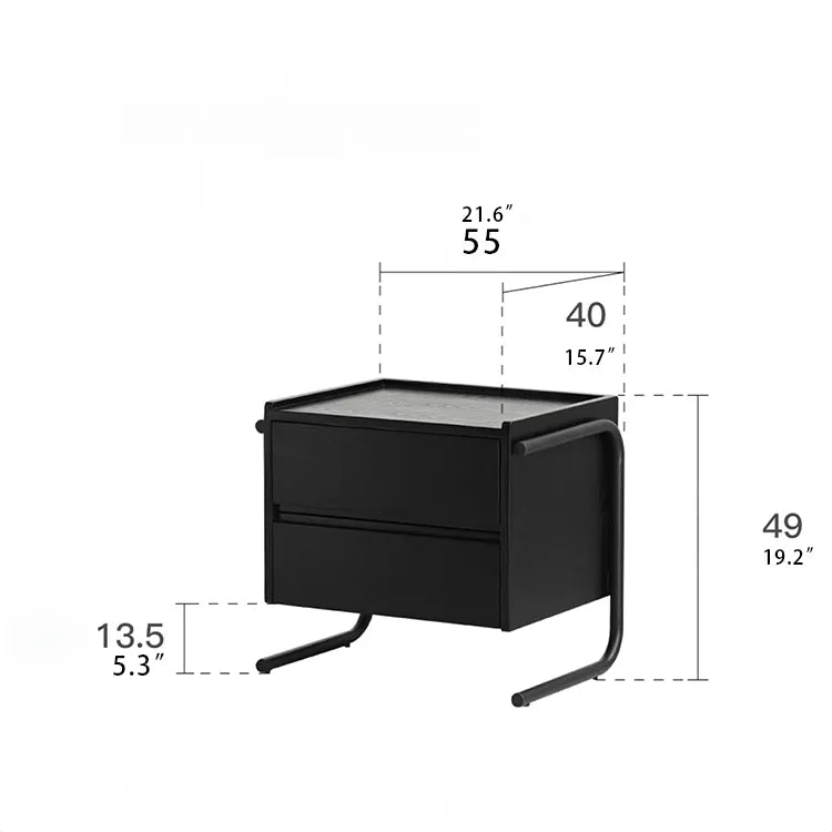 Stylish Multi-Layer Bedside Cupboard - Modern Nightstand for Chic Bedrooms hms-4069