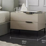 Modern Minimalist Bedside Cabinet - Sleek Design with Durable Material hms-4071
