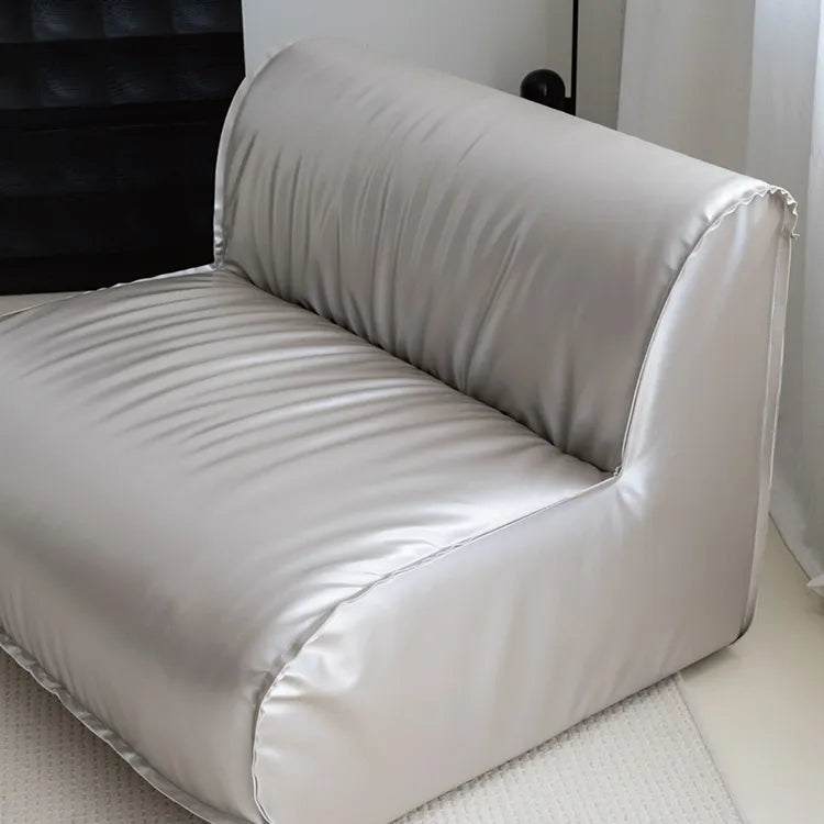 Modern Comfort: Luxurious Synthetic Leather Sofa in Pine Finish hms-4072