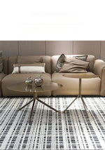 Stylish Stainless Steel Coffee Table - Modern Design with Elegant Finish for Living Room Decor hmsf-4665
