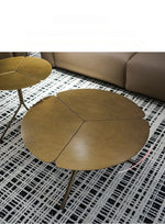 Stylish Stainless Steel Coffee Table - Modern Design with Elegant Finish for Living Room Decor hmsf-4665