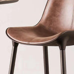 Stylish GFRP & PU Leather Dining Chair - Modern Design for Elegant Spaces hmsf-4666