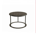 Stylish Acrylic Stainless Steel Coffee Table Set - Modern Nesting Tables for Living Room Decor hmsf-4668