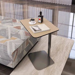Sleek Modern Coffee Table with Synthetic Leather and Stainless Steel Frame - Perfect for Any Living Space hmx-5094