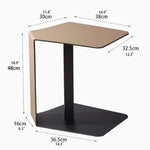 Stylish Modern Synthetic Leather Tea Table - Compact & Chic Side Table for Living Room or Bedroom hmx-5095