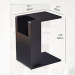 Stylish Ash Wood Tea Table with Magazine Storage - Modern Living Room Accent Furniture hmx-5097