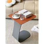 Stylish Modern Tea Table with Synthetic Leather Top - Perfect for Living Room & Bedroom Decor hmx-5103