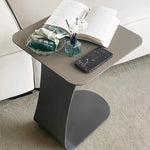 Stylish Modern Tea Table with Synthetic Leather Top - Perfect for Living Room & Bedroom Decor hmx-5103